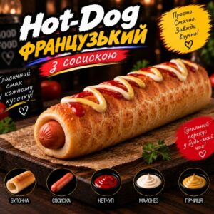 Hot-Dog Французький з ковбаскою