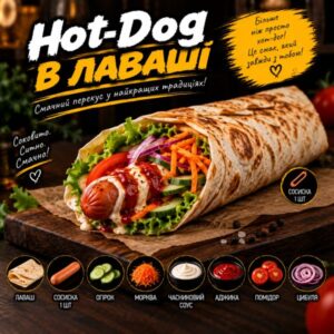 Hot-Dog в лаваші